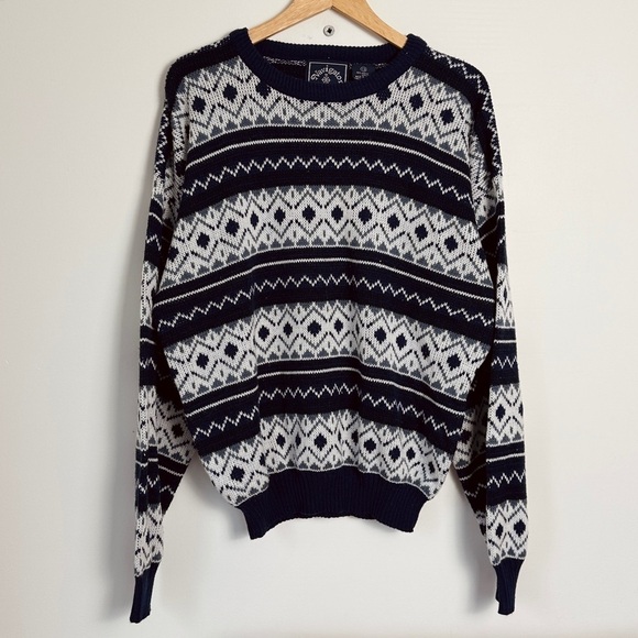 Vintage Other - Vintage Navigator Mens Crewneck Sweater -  Acrylic - L - Oversized